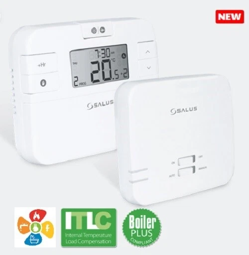 SALUS RT510RF+ DIGITAL WIRELESS ROOM THERMOSTAT STAT PROGRAMMABLE BOILER  PLUS 5060103693603 | eBay