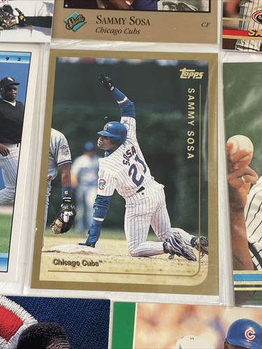 Lot of 11 Sammy Sosa baseball cards Chicago Cubs 2 - Picture 7 of 23