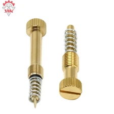 2pcs/set Air Fuel Mixture Screw Idle Speed Adjustment Screw For Mikuni VM22 Carb