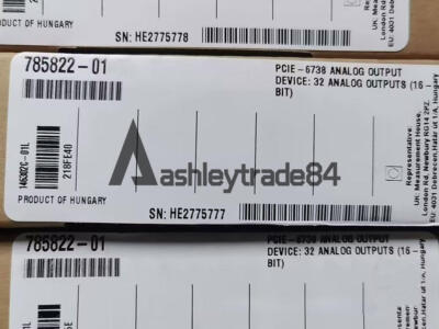 ONE NEW NI Analog output device PCIE-6738 785822-01