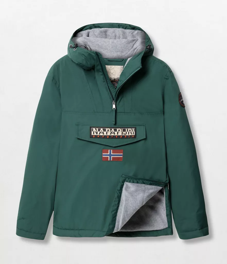 NAPAPIJRI RAINFOREST WINTER Jacket Autunno Inverno VERDE GD8 GREEN