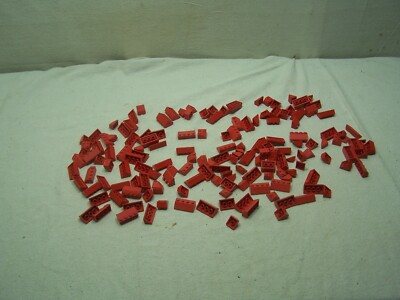 lot of vintage pat. pend. side pip lego blocks roof ramp slant wedge angle