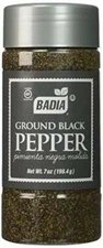 Badia Ground Black Pepper, 7 oz
