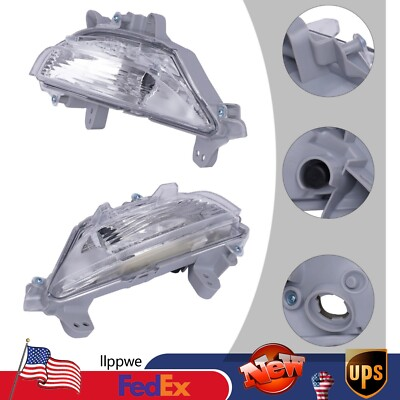 #ad Pair Front Bumper Turn Signal Lights Fog Lamps Parts for Mazda 3 2014 2015 2016 $49.03