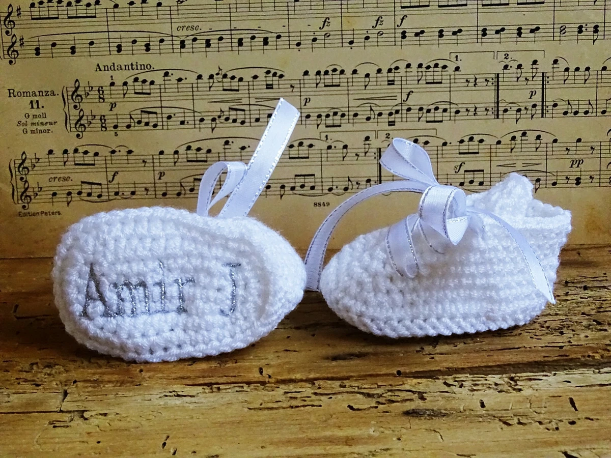 Baptism booties clearance