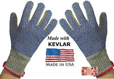 ARMOR KNIT ANIMAL HANDLING GLOVES With KEVLAR*Dog,Cat,Bird,Reptile*PET GROOMING
