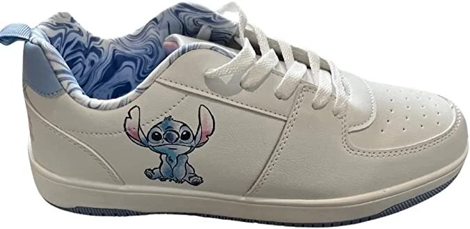 Lilo and Stitch Ladies Trainers Pumps Size 3 Primark Smile more worry less