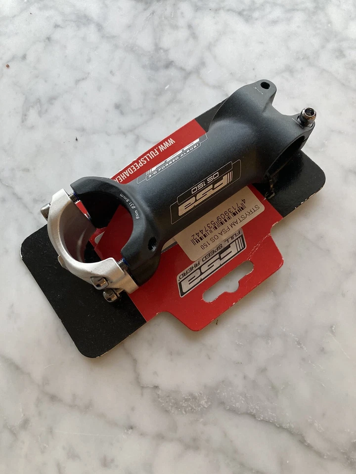 FSA OS-150 Stem Black Alloy Front Cap 31.8 mm, 1 1/8”, 100 mm *NEW* - Image 4 of 4