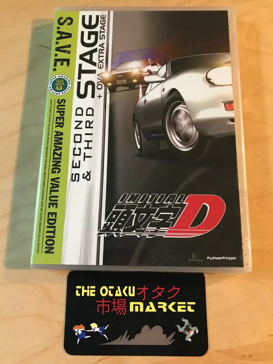 DVD Initial D - Third Stage + Initial D - Extra Stage - Anime Dvd