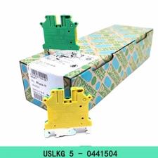 50pcs Phoenix Grounding Terminal SLKG 5 - 0441504 Yellow-green Terminal Block