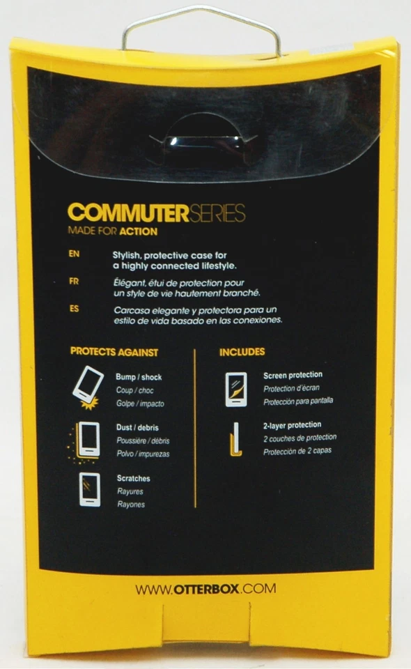 NEW Otterbox HTC One M7 Purple/Black Commuter Series Case Smart Phone Protection - Image 2 of 4