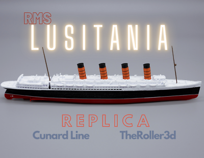RMS Lusitania Model 1 Foot in Length, Highly Detailed Replica | eBay