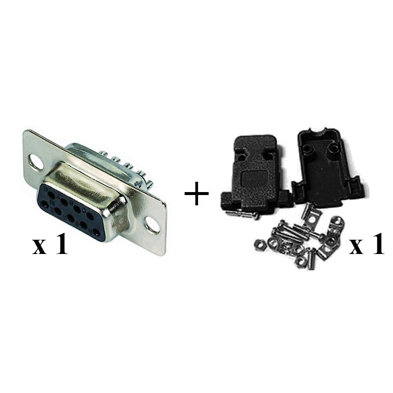 ERREBI GROUP Kit Connector D-SUB DB9 Female Solder