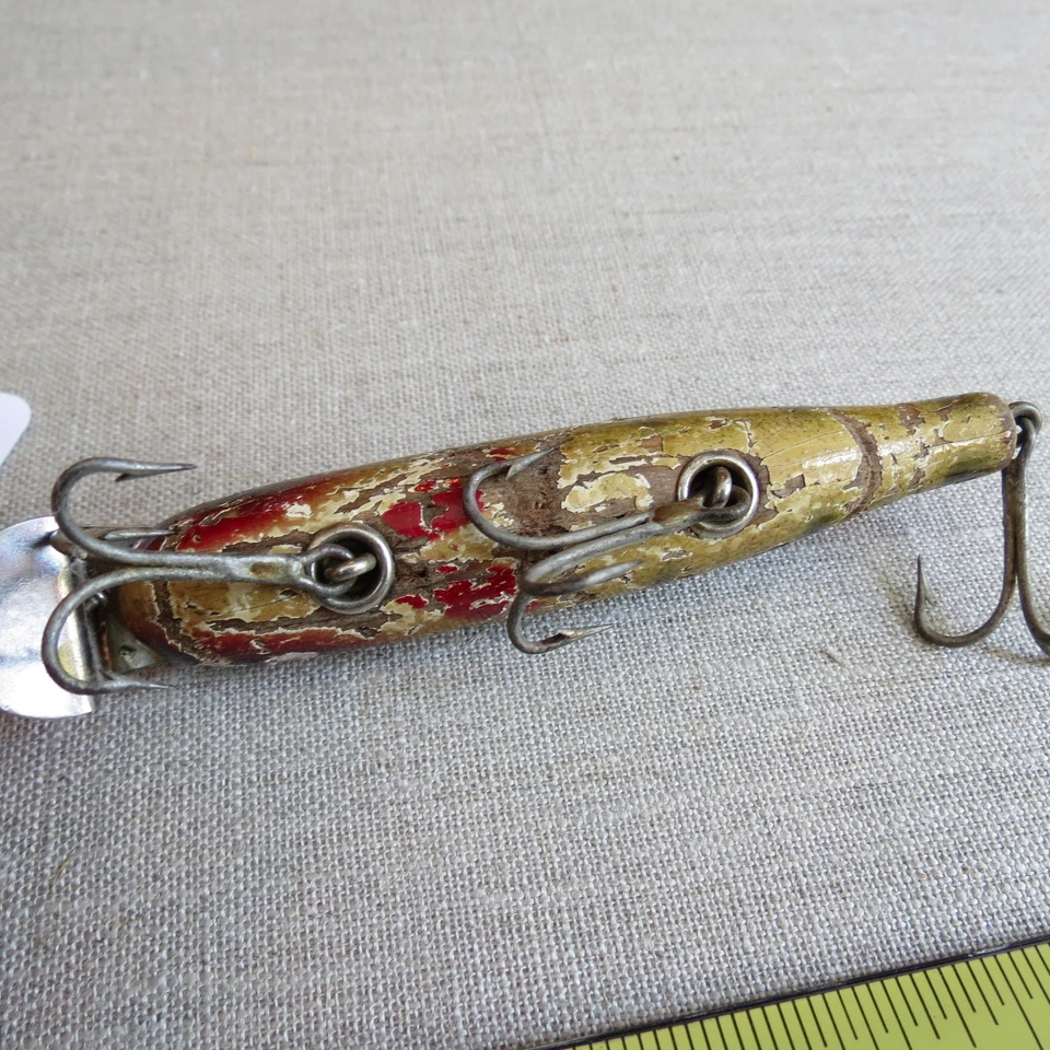 Señuelo de pesca Creek Chub c.9-27-20 pat (lote #4617) Foto 2 de 4