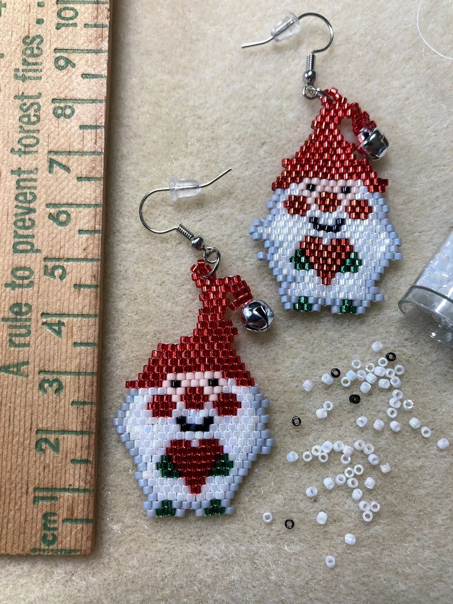 Gnome christmas earrings outlet