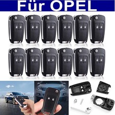 10 Auto Ersatz Klappschlüssel Gehäuse für Opel Astra J Corsa E Meriva B Insignia