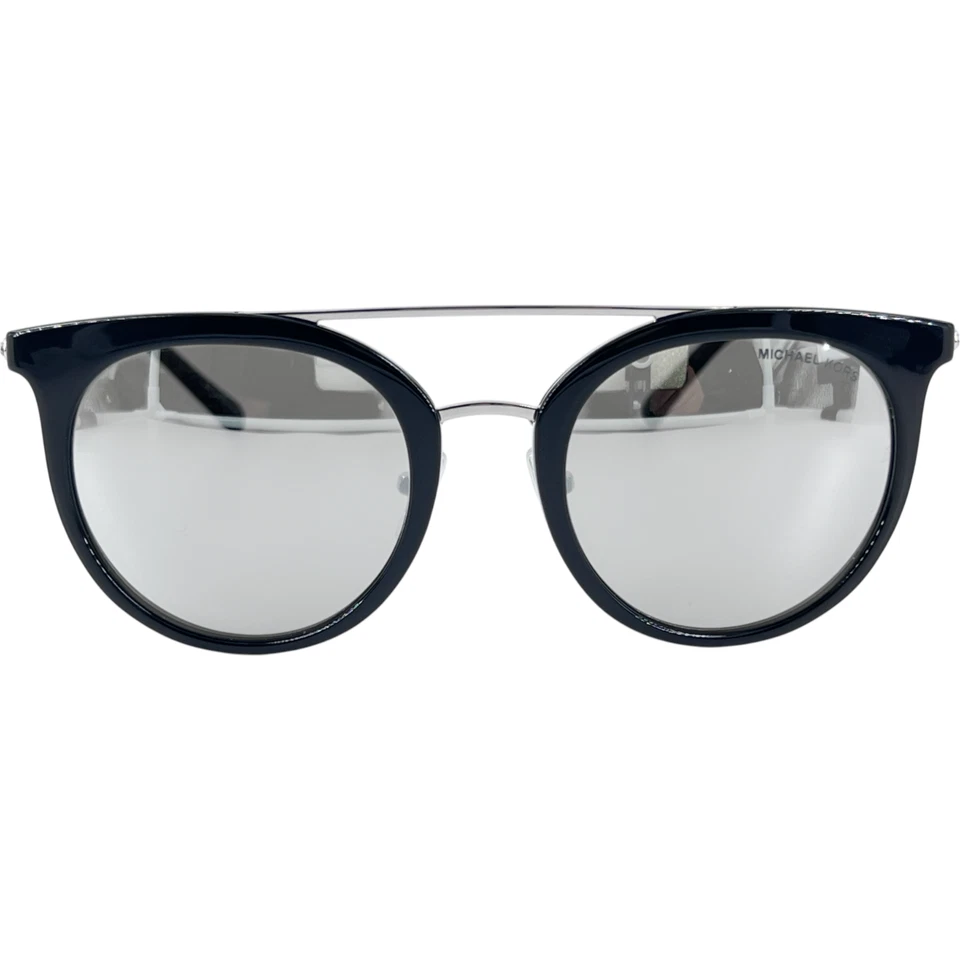 Gafas de sol Michael Kors MK2056 de plástico para mujer 32716G negras 50-21 plateadas espejo Foto 3 de 4