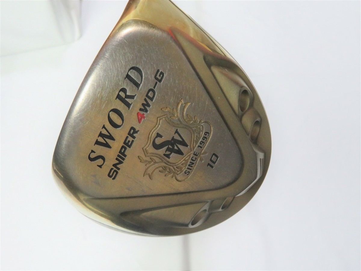 Sword Sniper 4WD Since 1999 10° Driver Regular Graphite Shaft Sword Grip Sword Sniper 4WD Since 1999 10° Driver Regular Graphite Shaft Sword Grip