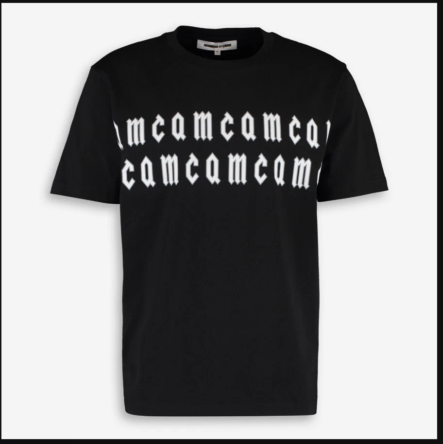 Alexander McQueen graphic-print cotton shirt - White