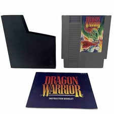 Dragon Warrior (Nintendo NES, 1989) Video Game, Manual & Dust Cover Tested Works