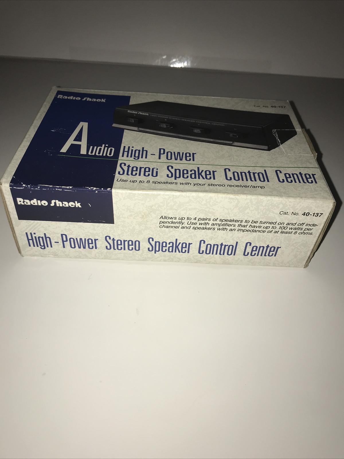 radio shack high power stereo speaker control center