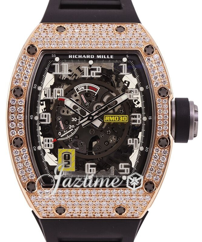 Richard Mille Declutchable Rotor Rose Gold Factory Diamond Richard Mille Declutchable Rotor Rose Gold Factory Diamond
