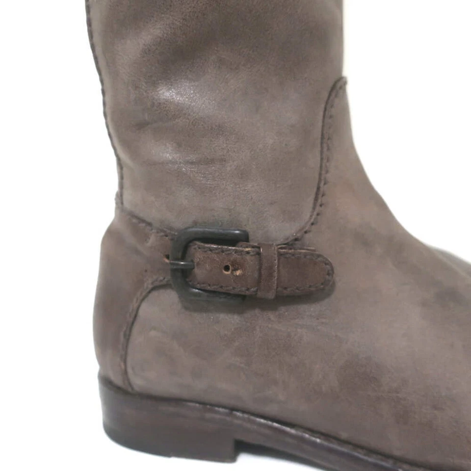 Henry Beguelin Botas de Montar Hasta la Rodilla Marrón Cuero Envejecido Talla 38 Foto 3 de 4