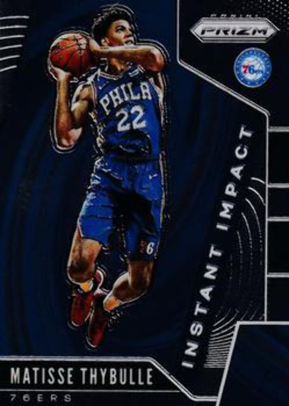 #15 Matisse Thybulle - Philadelphia 76ers - 2019-20 Panini Prizm - Instant Impac