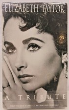 Elizabeth Taylor A Tribute Book by Geoffrey Giuliano 1999 Cassette tribute audio