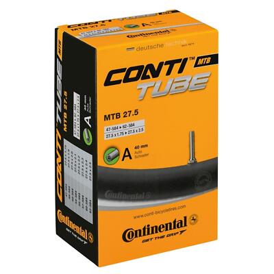 Continental Fahrrad Schlauch MTB 27.5 27.5x1.75-2.50'' 47/62-584 AV 40mm Trail