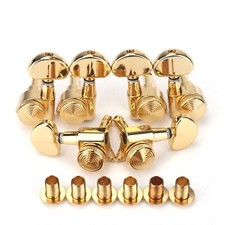 Wilkinson JIN HO 3L3R Guitar Locking Tuning Pegs Tuners for Les Paul JN03 Gold