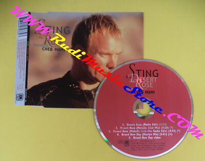 CD*Singolo Sting Featuring Cheb Mami Desert Rose 497 233-2 no lp mc vhs dvd*(S7)