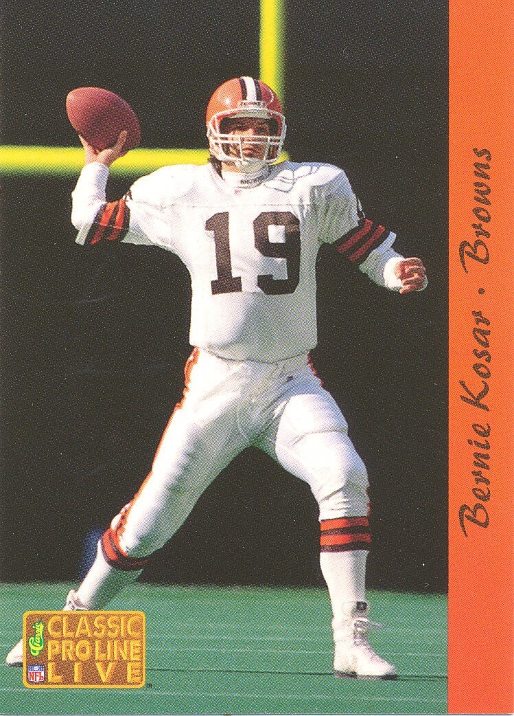 1993 CLASSIC PROLINE-LIVE Bernie Kosar BROWNS Miami HURRICANES