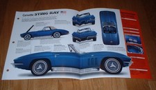 1966 Corvette Sting Ray Original Imp Brochure Specs Info 66 63 64 65 67 Stingray 1966 Corvette Sting Ray Original Imp Brochure Specs Info 66 63 64 65 67 Stingray