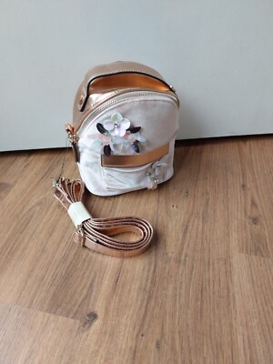 NEW LOOK Children Sequin Floral Mini Backpack Girls ONE SIZE NEW UK