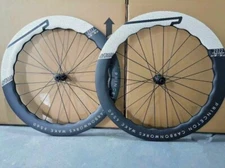 700c Carbon Fiber Road Bicycle Wheelset U Shape Clincher Tubeless Disc Brake