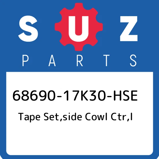 .TAPE SET,SIDE COWL CTR,L (SI VER,BLACK) *{BODY COLOR:4TX}*