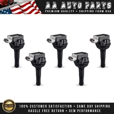 5pcs Ignition Coil Pack for Volvo S60 2005-2009 2.4L 2004-2016 2.5L l5 UF517