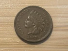 1868 Indian Head Cent , Shallow N Type ,sort After Date , Very Nice Coin