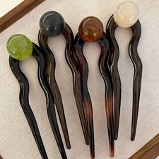 1/4PCS U Shaped Hairpin French Style Hair Pin Hair Stick Hair Fork Stick Pins