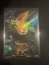 Calm Rune UNL R02a Alternate Art Showcase Unleashed Riftbound League Of Legends — live eBay listing