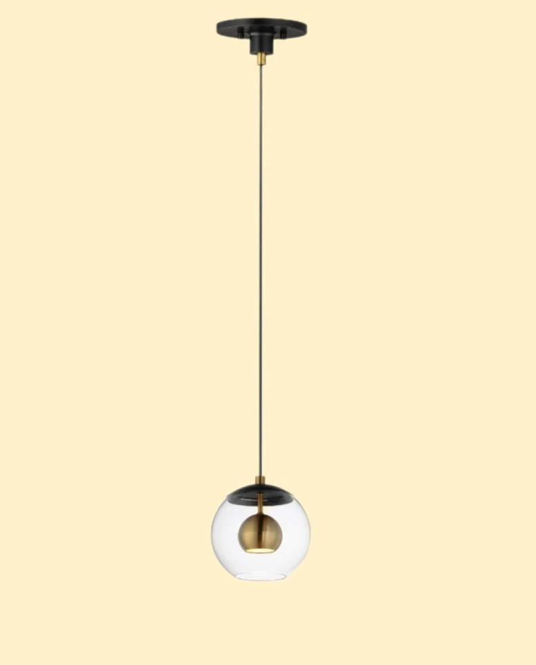 ET2 E25152 Núcleo 7"W LED Mini Colgante - Negro ¡NUEVO! Foto 3 de 4