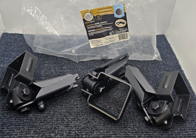 (3 PIECES) Nuvo Iron BUS01RTXB Legacy Universal Swivel Brackets for Fence Panels