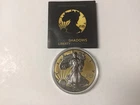 Lot Of 5 Colorized And Blackout Silver Eagles