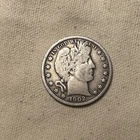 1902-P Barber Silver Half Dollar VG #DR