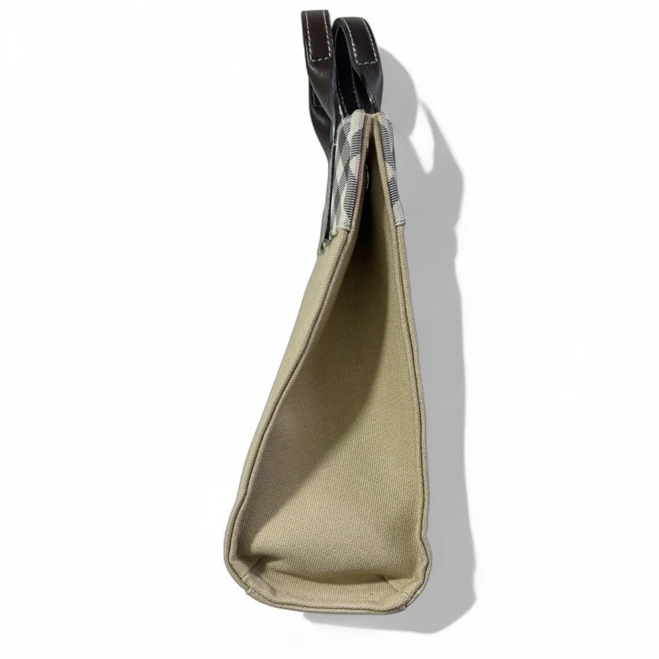Burberry Blue Label Beige Canvas Tote Bag - Image 3 of 4