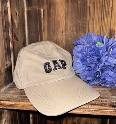 GAP Hat Adult Mens M/L Beige Khaki Strap Back Cap Adjustable
