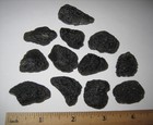 12 SMALL NATURAL ROUGH 1"- 1.2" AGNI MANI ( AGNI MAGNITITE) TEKTITES ~ 89grams — photo 4