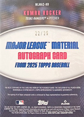 その他 TOPPS major league MATERIAL 2025 Topps Series 1 - Major League Material #MLM-JL Jung-Hoo
