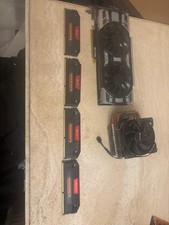 Mixed PC Parts Used, great condition, Graphics card, fan & x 4 ramsticks 